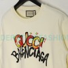  Gucci - Balenciaga Hand Painted Crew-neck Hoodie