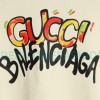  Gucci - Balenciaga Hand Painted Crew-neck Hoodie