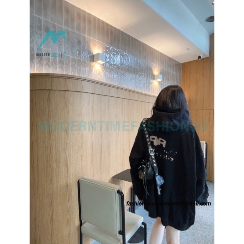 Balenciaga - 23FW Double B Splash Ink Hoodie
