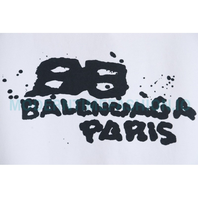 Balenciaga - 23FW Double B Splash Ink Hoodie
