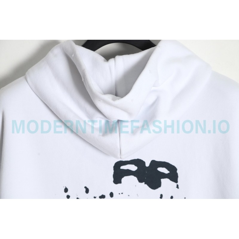 Balenciaga - 23FW Double B Splash Ink Hoodie