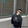 Balenciaga - Gradient Wash Destroys Hand-painted Cursive Lettered Crew-neck Hoodie