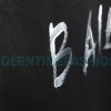 Balenciaga - Gradient Wash Destroys Hand-painted Cursive Lettered Crew-neck Hoodie