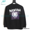 Balenciaga - 23FW Tassel Embroidered Crew Neck Hoodie