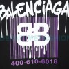 Balenciaga - 23FW Tassel Embroidered Crew Neck Hoodie