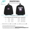 Balenciaga - 23FW Tassel Embroidered Crew Neck Hoodie