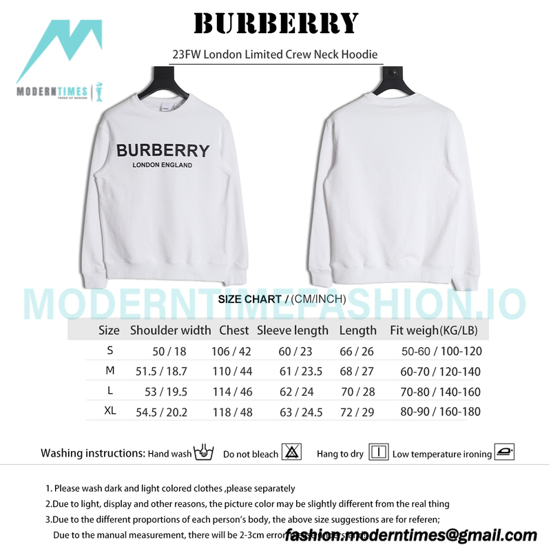 Burberry - 23FW London Limited Crew Neck Hoodie