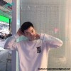 Burberry - 23FW Classic TB Letter Pressure Glue Round Neck Hoodie