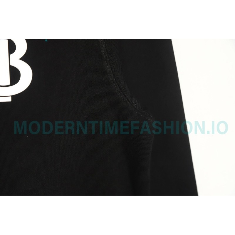 Burberry - 23FW Classic TB Letter Pressure Glue Round Neck Hoodie