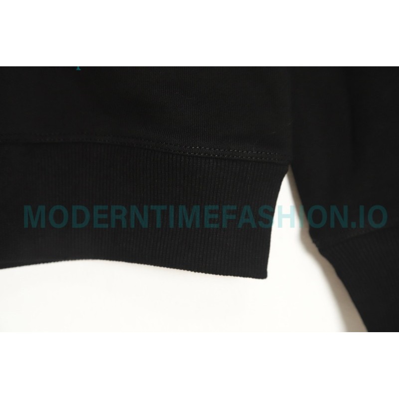 Burberry - 23FW Classic TB Letter Pressure Glue Round Neck Hoodie
