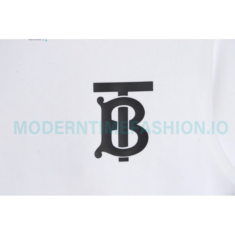 Burberry - 23FW Classic TB Letter Pressure Glue Round Neck Hoodie