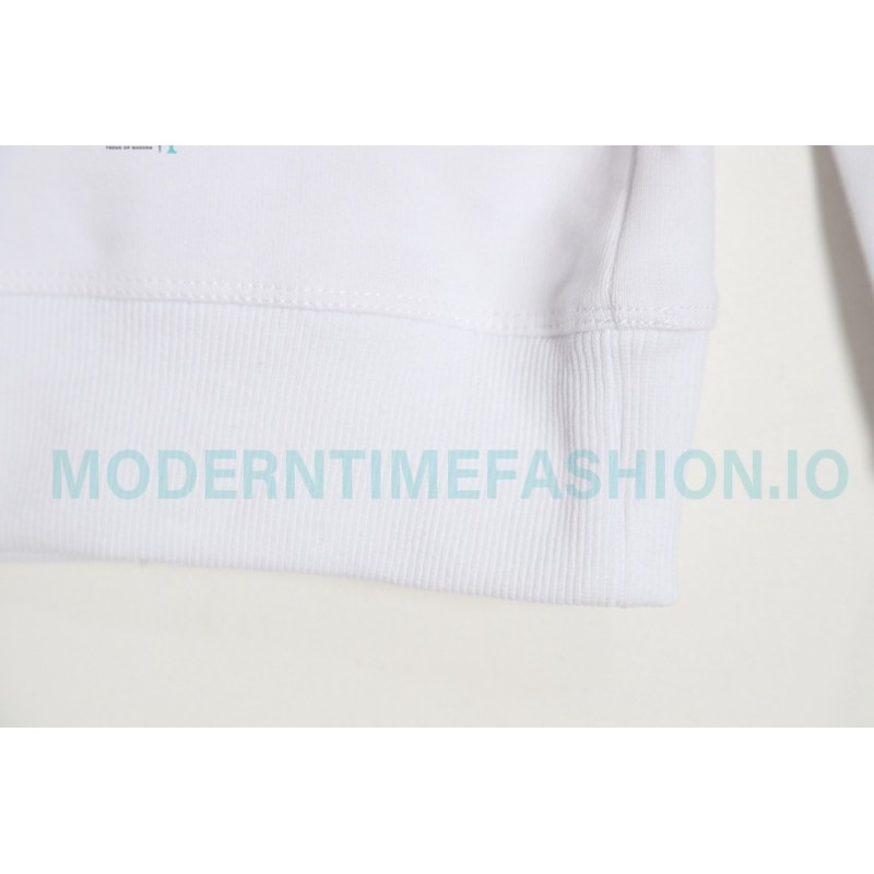 Burberry - 23FW Classic TB Letter Pressure Glue Round Neck Hoodie