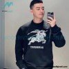 Burberry - 23 New War Horse Equestrian Rider Embroidered Crewneck Hoodie