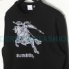 Burberry - 23 New War Horse Equestrian Rider Embroidered Crewneck Hoodie