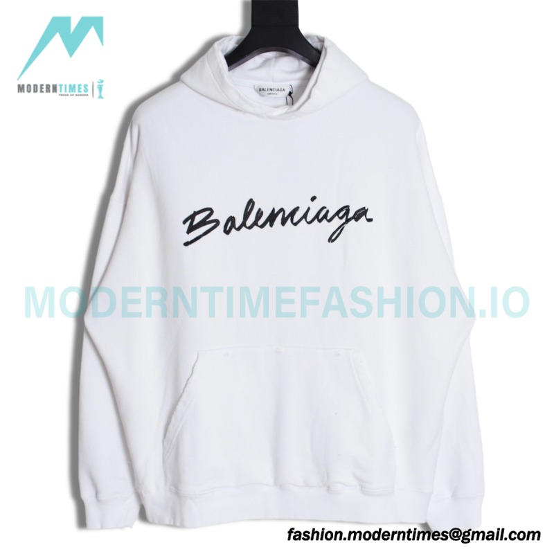 Balenciaga - Hand-painted Signature Hoodie