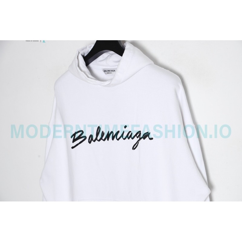 Balenciaga - Hand-painted Signature Hoodie