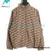 Balenciaga - Khaki Full Print Buckle Hardshell Jacket