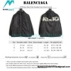Balenciaga - 23FW New Plain Print Hooded Coat Trench Jacket