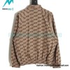 Balenciaga - Khaki Full Print Buckle Hardshell Jacket