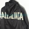 Balenciaga - 23FW New Plain Print Hooded Coat Trench Jacket