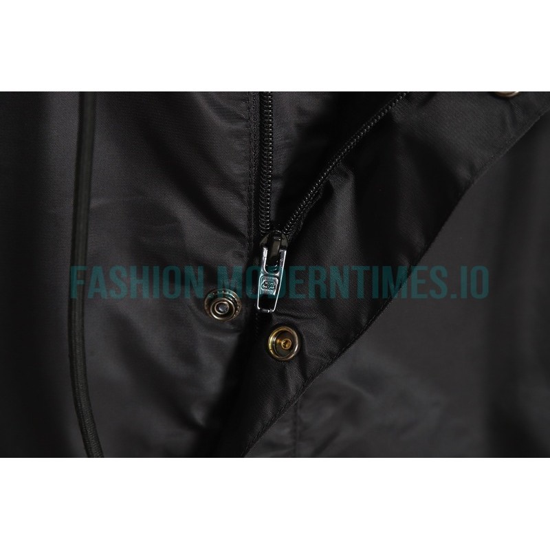 Balenciaga - 23FW New Plain Print Hooded Coat Trench Jacket