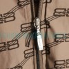 Balenciaga - Khaki Full Print Buckle Hardshell Jacket