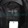Balenciaga - 23FW New Plain Print Hooded Coat Trench Jacket