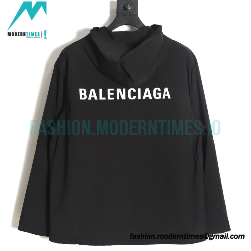 Balenciaga - 23FW Back Letter Print Hooded Jacket