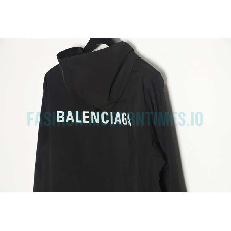 Balenciaga - 23FW Back Letter Print Hooded Jacket