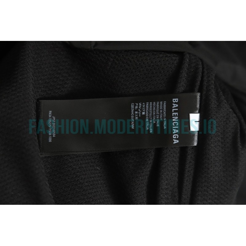 Balenciaga - 23FW Back Letter Print Hooded Jacket