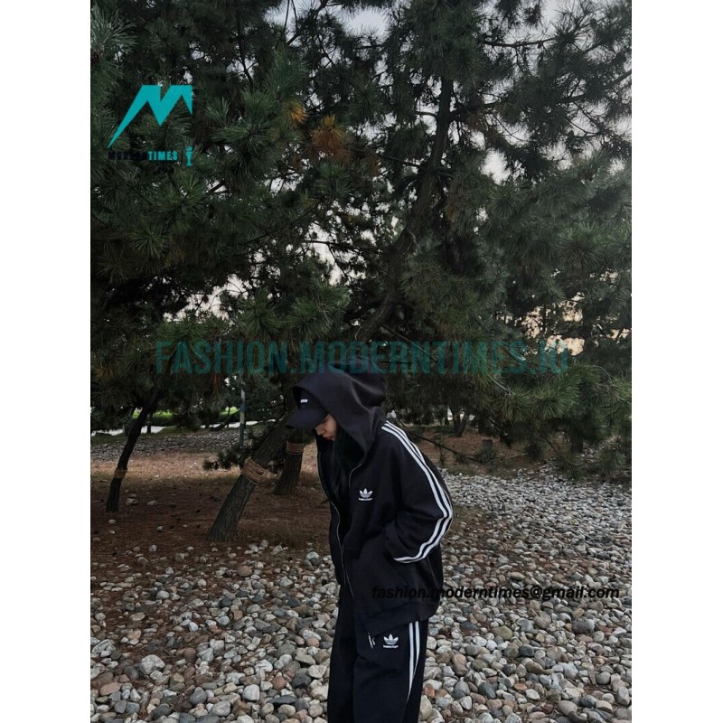 Balenciaga - Adidas 23FW Cloverleaf Co-branded Hooded Coat