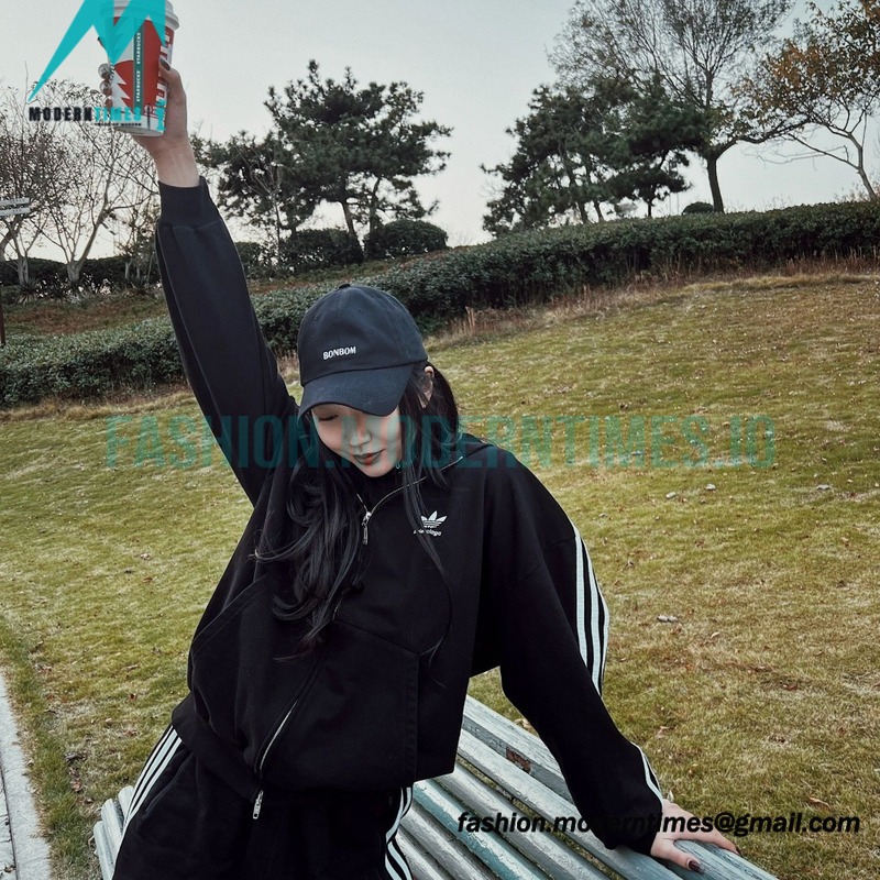 Balenciaga - Adidas 23FW Cloverleaf Co-branded Hooded Coat