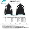 Balenciaga - Embroidered Stand-up Collar Zipper Jacket