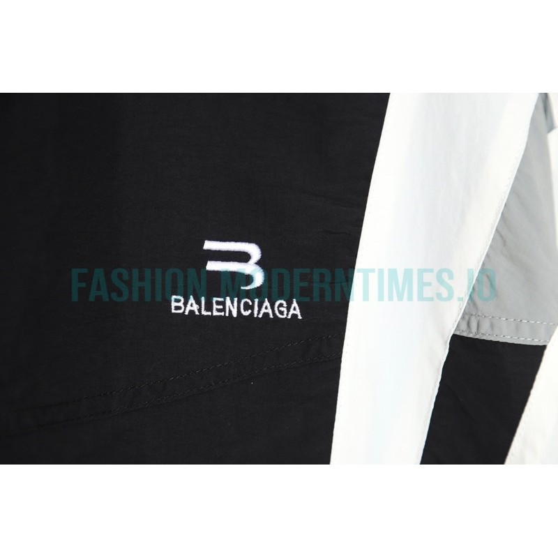 Balenciaga - Embroidered Stand-up Collar Zipper Jacket