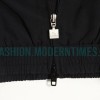 Balenciaga - Embroidered Stand-up Collar Zipper Jacket