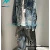 Balenciaga - 23FW Heavy Hand Painted Denim Jacket