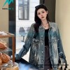 Balenciaga - 23FW Heavy Hand Painted Denim Jacket