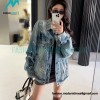 Balenciaga - 23FW Heavy Hand Painted Denim Jacket