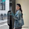 Balenciaga - 23FW Heavy Hand Painted Denim Jacket