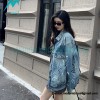 Balenciaga - 23FW Heavy Hand Painted Denim Jacket