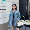 Balenciaga - 23FW Heavy Hand Painted Denim Jacket