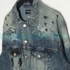 Balenciaga - 23FW Heavy Hand Painted Denim Jacket