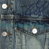 Balenciaga - 23FW Heavy Hand Painted Denim Jacket