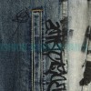 Balenciaga - 23FW Heavy Hand Painted Denim Jacket