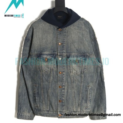 Balenciaga - 23FW Spliced To Make Old Denim Coats