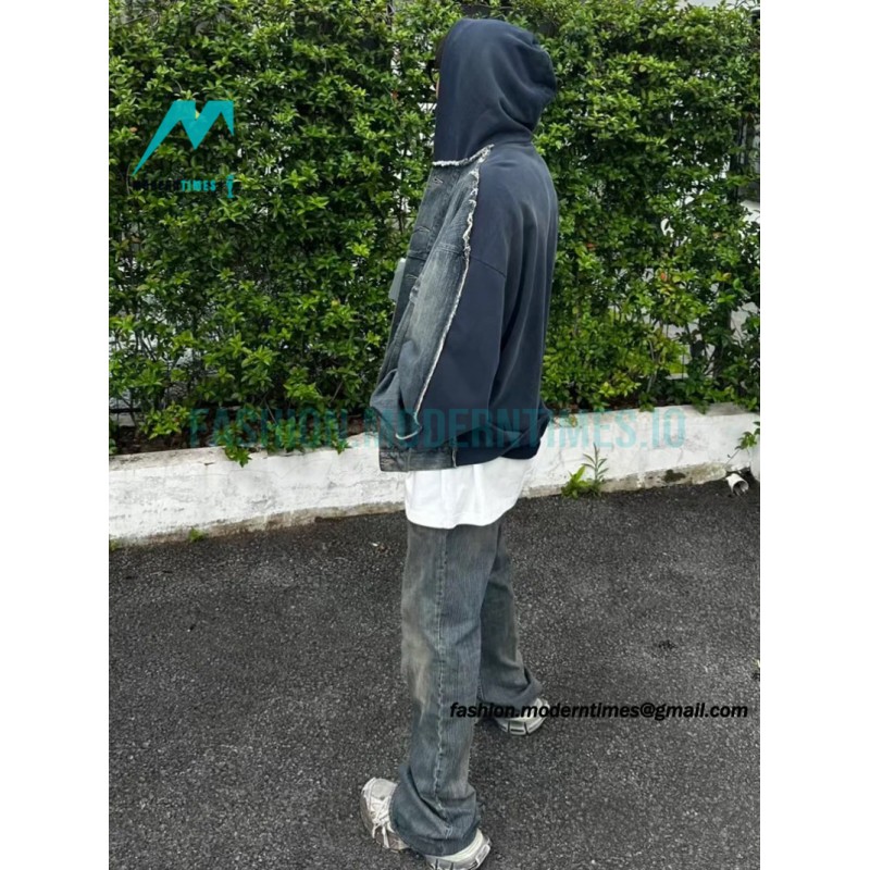 Balenciaga - 23FW Spliced To Make Old Denim Coats