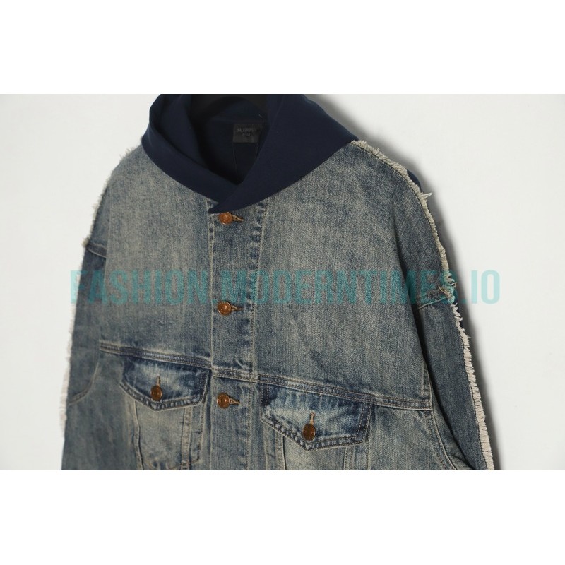 Balenciaga - 23FW Spliced To Make Old Denim Coats