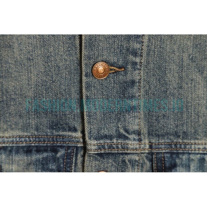 Balenciaga - 23FW Spliced To Make Old Denim Coats