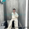 Balenciaga - 23FW Double Patchwork Embroidered Letter Sport Coat