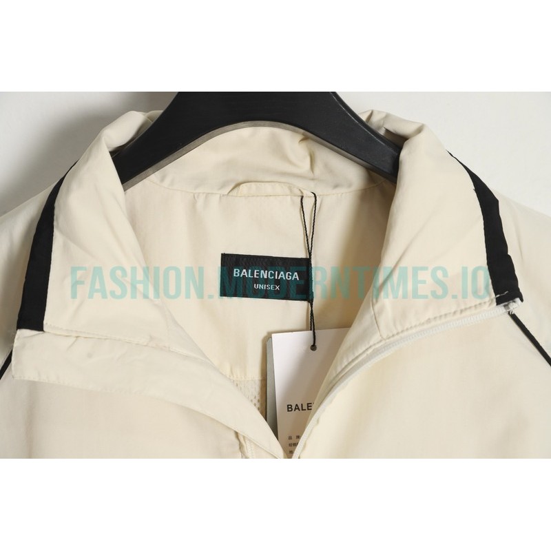 Balenciaga - 23FW Double Patchwork Embroidered Letter Sport Coat